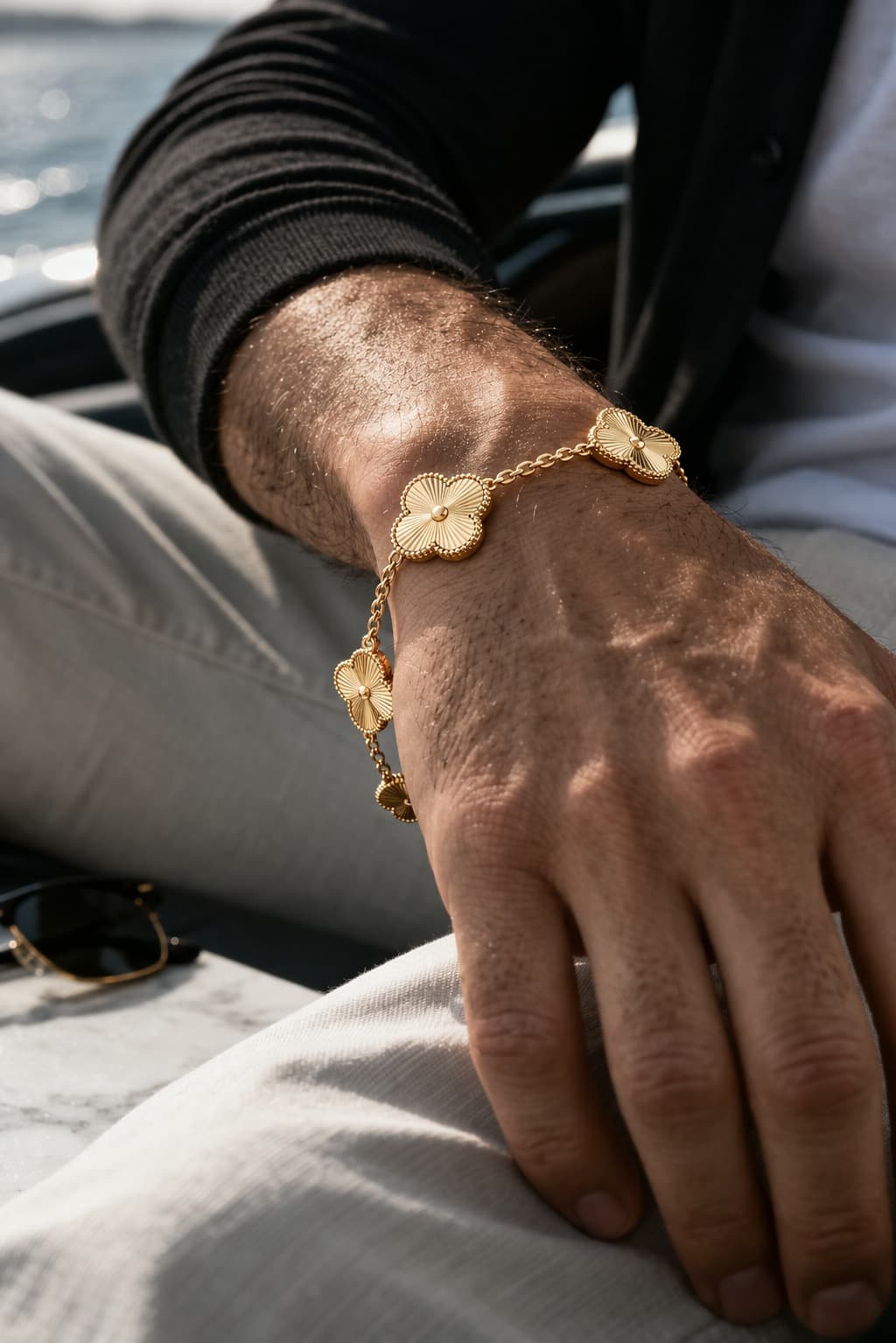 Pulsera de oro 18k italiana